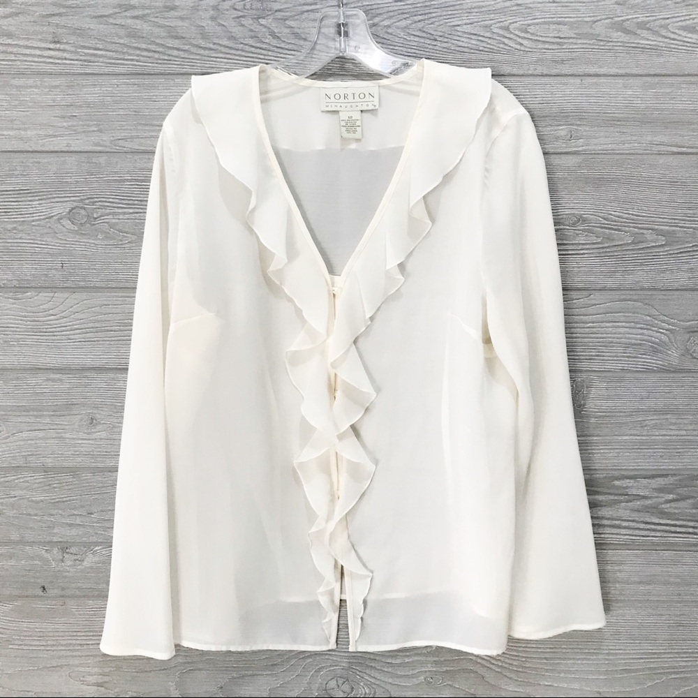 VTG Norton McNaughton Blouse | Size 12 |